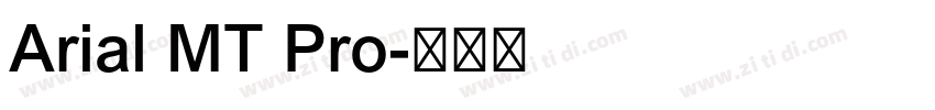 Arial MT Pro字体转换